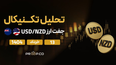 تحلیل تکنیکال روزانه جفت‌ارز دلار نیوزلند به دلار آمریکا (NZD/USD) امروز | ۱۳ خرداد ۱۴۰۴