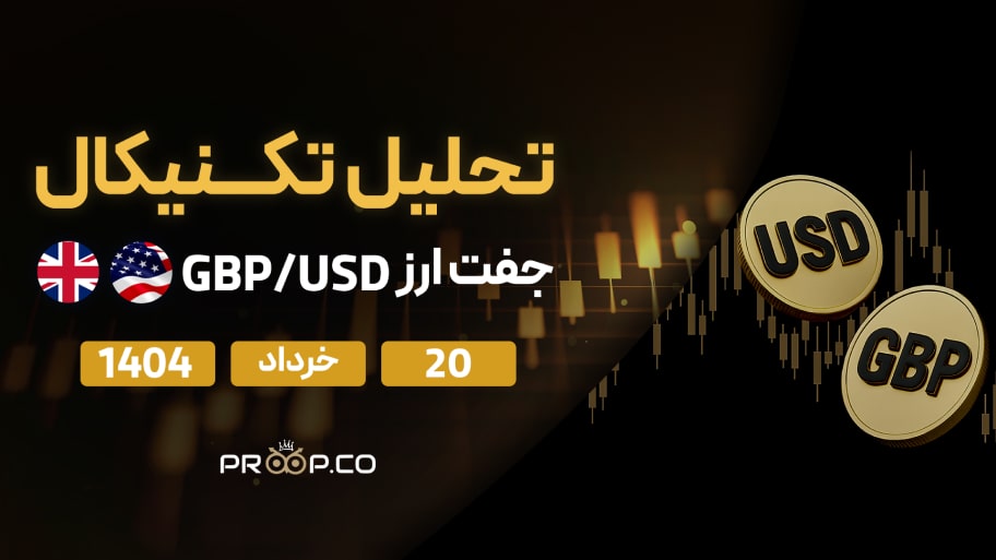 تحلیل تکنیکال روزانه جفت‌ارز پوند به دلار (GBP/USD) امروز | ۲۰ خرداد ۱۴۰۴