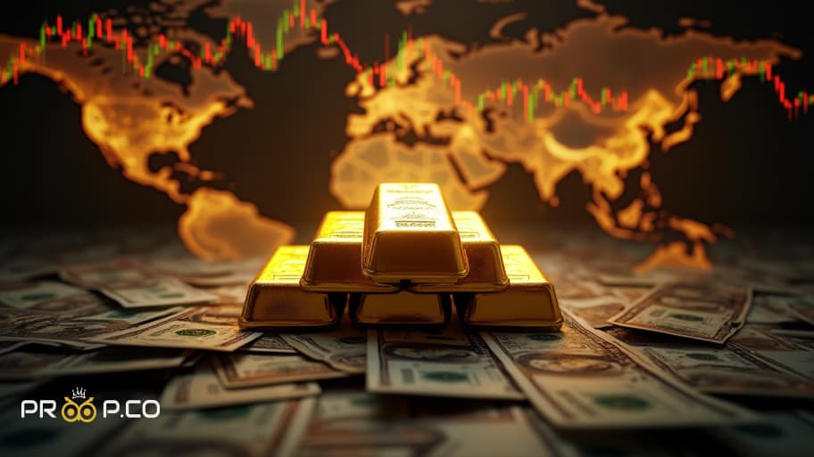 ثبات قیمت طلا در پی افزایش تنش‌های ژئوپلیتیکی و کاهش نسبی ارزش دلار