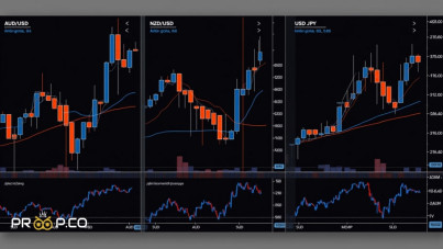 تحلیل تکنیکال جفت‌ارزهای AUD/USD، NZD/USD و USD/JPY