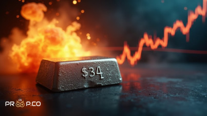 بررسی کامل نقره برای امروز ؛سطح کیلدی ۳۴ دلار