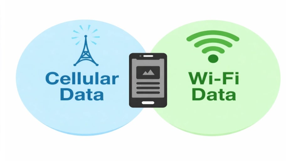 استفاده از اینترنت موبایل به&zwnj;جای وای&zwnj;فای شلوغ