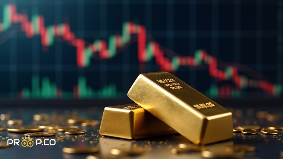 پیش‌بینی قیمت طلا (XAUUSD): کاهش ۲ درصدی با تقویت دلار