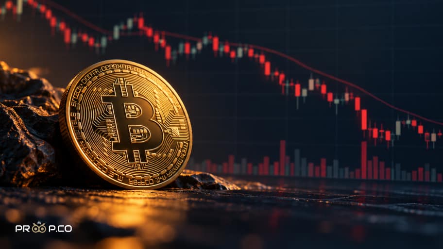 پیش‌بینی قیمت بیت‌کوین؛ خطر افت بیشتر BTC
