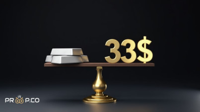 تثبیت انس نقره بالای حمایت 33 دلار | تحلیل چارت XAG/USD