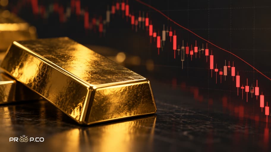تحلیل قیمت جهانی طلا؛ حمایت ۴۰۷۰ دلار در خطر