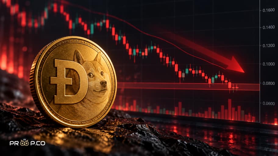 پیش‌بینی قیمت دوج کوین؛DOGE در آستانه سقوط سنگین