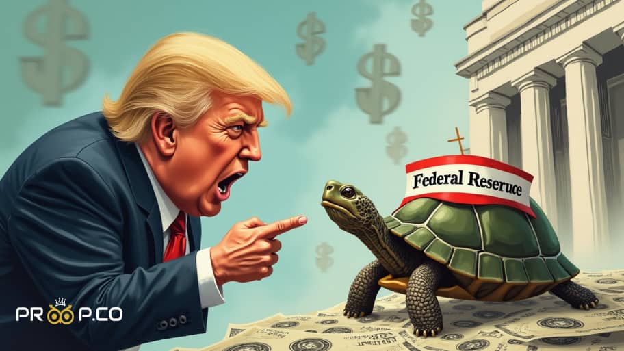هشدار تازه ترامپ: فدرال رزرو کند عمل می‌کند؟