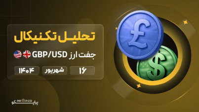 تحلیل تکنیکال روزانه جفت‌ارز پوند به دلار (GBP/USD) | 16 شهریور  ۱۴۰۴