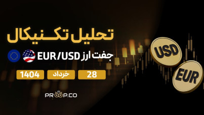 تحلیل تکنیکال روزانه جفت‌ارز یورو به دلار (EUR/USD) | چهارشنبه ۲۸ خرداد ۱۴۰۴