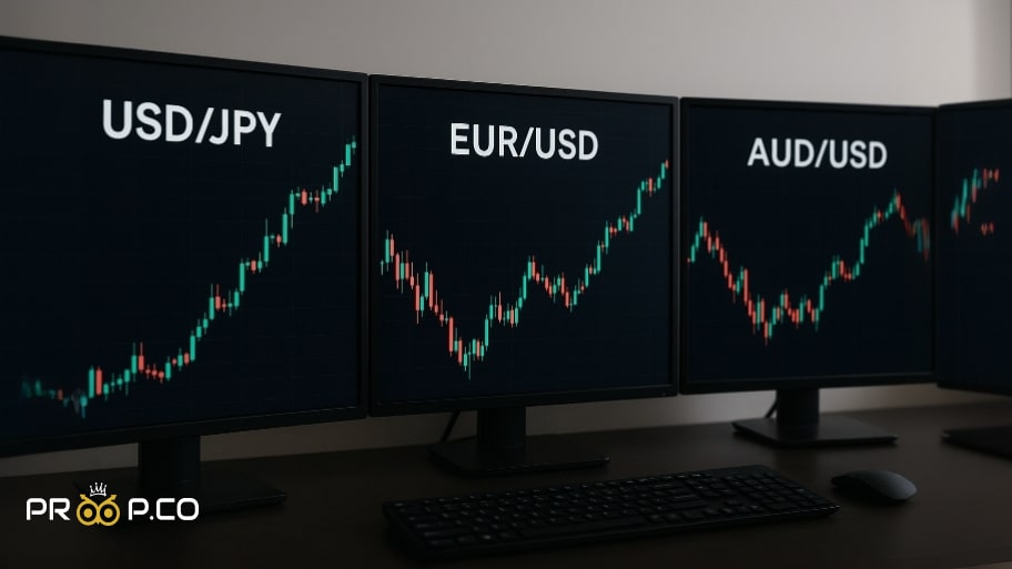 تحلیلی تکنیکال جفت‌ارزهای یورو-دلار (EUR/USD)، دلار-ین (USD/JPY)، دلار استرالیا-دلار آمریکا (AUD/USD)