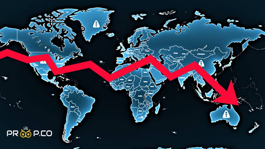 دلار استرالیا تحت تأثیر تنش‌های خاورمیانه و آمار ضعیف اشتغال، به‌سوی سطوح پایین روانه شد