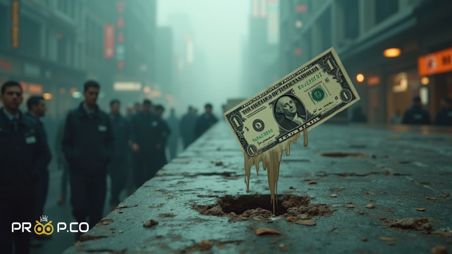 سقوط تدریجی اعتبار دلار در چشم بازار