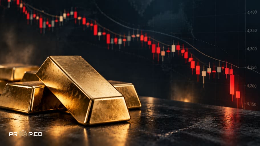 قیمت طلا امروز؛ اونس جهانی بیش از ۱۰۰ دلار سقوط کرد