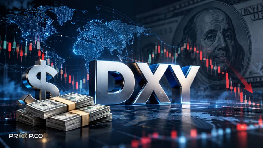 تحلیل شاخص دلار آمریکا؛ آیا DXY سقوط می‌کند؟