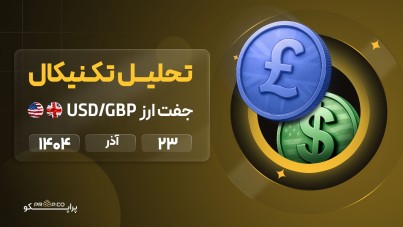 تحلیل تکنیکال روزانه جفت‌ارز پوند به دلار (GBP/USD) | 23 آذر ۱۴۰۴