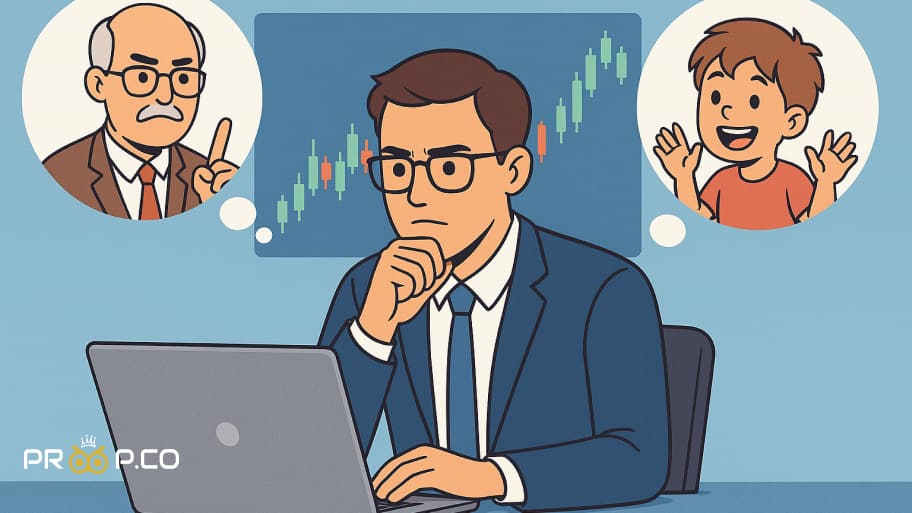 تریدرها چگونه بین وضعیت‌های روانی جابجا می‌شوند؟