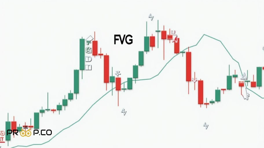 FVG چگونه در نمودار ظاهر می‌شود