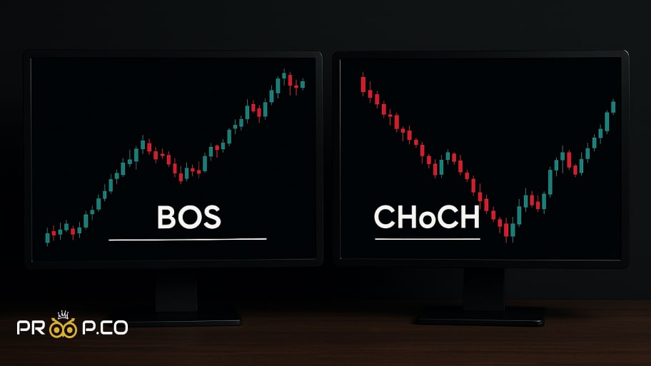 تفاوت BOS و CHoCH چیست؟