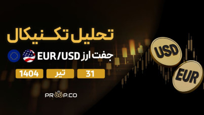 تحلیل تکنیکال روزانه جفت‌ارز یورو به دلار (EUR/USD) | 31 تیر ۱۴۰۴