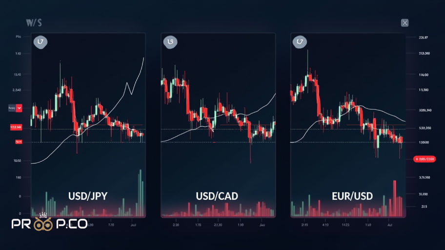 تحلیل جفت ارز های USD/JPY USD/CAD  EUR/USD