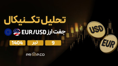 تحلیل تکنیکال روزانه جفت‌ارز یورو به دلار (EUR/USD) |  دو‌شنبه ۹ تیر ۱۴۰۴