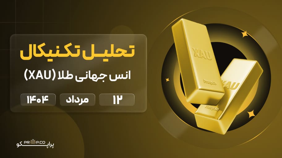 پیش‌بینی قیمت روزانه طلا (XAU) | ‌‌یک شنبه 12 مرداد ۱۴۰۴